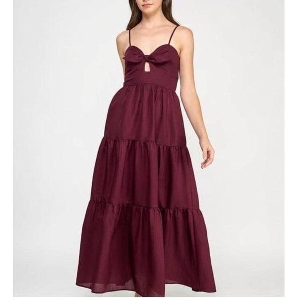 Trick Tiered Keyhole Fit & Flare Dress size xl